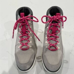 Cole Haan Gray and Pink Hiker/Bootie